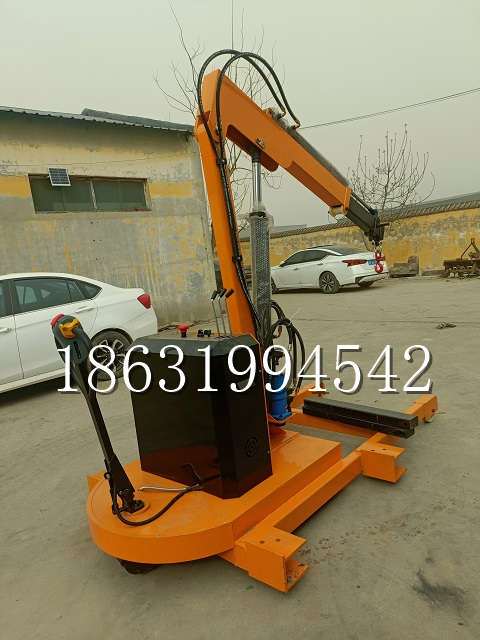 忻府区自卸车厢随车吊 自制轮式四不像起重机 四驱平板吊 5吨 贵盛